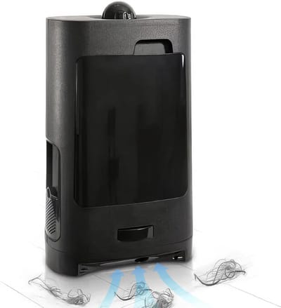 Haarstofzuiger Salons - Automatische Stofzuiger - Snel Opruimen - Touchless Bediening - 2.7L Capaciteit - Zwart