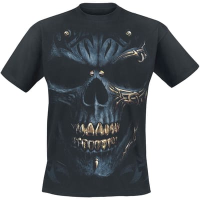 Spiral - Gothic T-shirt - Black Gold - S tot 4XL - voor Mannen - zwart