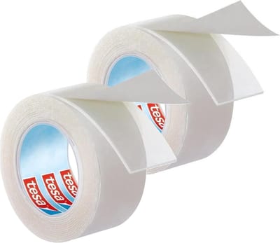 Tesa dubbelzijdig montagetape - 2x - rol - transparant - 1,5 meter - extra sterk - tape - Tesa Powerbond - Dubbelzijdig tape