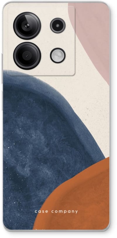 Case Company® - Hoesje geschikt voor Xiaomi Redmi Note 13 5G hoesje - Geo #1 - Soft Cover Telefoonhoesje - Bescherming aan alle Kanten en Schermrand