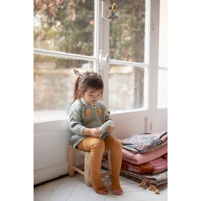 Louise Misha Tights Chukata Mustard Size: 6M | Underwear & Socks Outlet | Unisex | Bruin