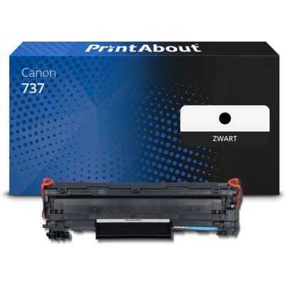 PrintAbout huismerk Toner 737 Zwart Geschikt voor Canon