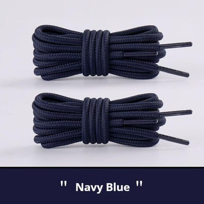 2 Paar Klassieke Ronde Schoenveters voor Sneakers Laarzen Wandelschoenen Schoenveter Oxford Heavy Duty en Duurzaam Schoenveters 70cm marineblauwe kleur