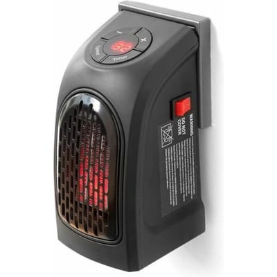 Chauffage Portable - InnovaGoods - Heatpod - 400 W - Noir - Compact et Pratique noir