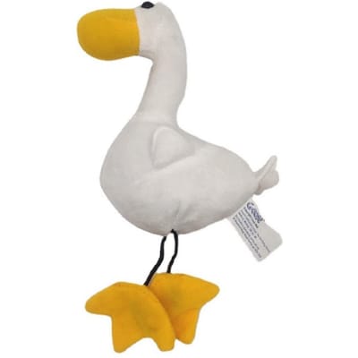 Schattig Wit Gans Pluche Speelgoed Sleutelhanger Hanger Zacht Speelgoed Sleutelhanger Rugzak Decoratie 15cm