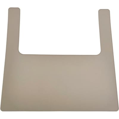Vlakke siliconen placemats voor kinderen, olie- en vlekbestendig, huishoudelijk, geïsoleerd, wasbaar, tafelmatten voor peuters, placemats voor dinerborden 38x38cm lichtbruine kleur