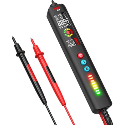 BSIDE X2 Slimme Digitale Multimeter Infrarood Temperatuurmeting LCD-Scherm AC DC Spanningsdetector zwart