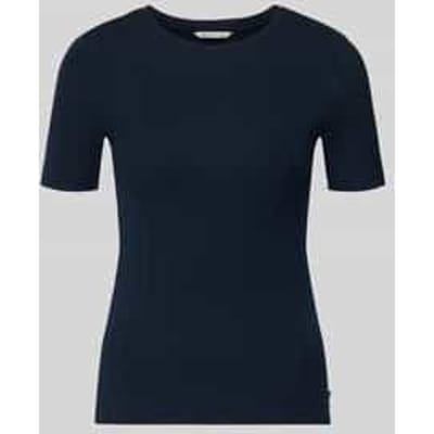 Slim Fit T-shirt van katoenmix