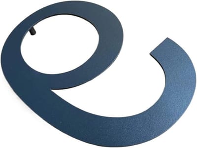 Huisnummer - Adresbord - Huis Identificatie - Roestvrij Staal - 20 cm - Zilver