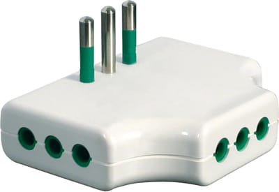Platte Adapter - Stopcontact Verdeler - Meer Apparaten - Ruimtebesparend Ontwerp - 3 Uitgangen - Wit