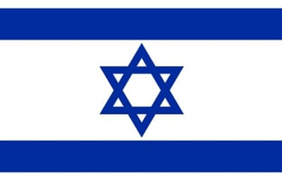 Vlag Israel stickers