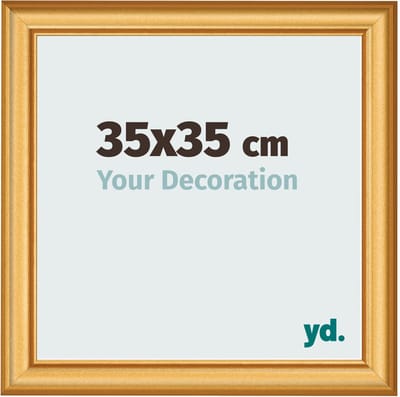 Your Decoration - Fotolijst 35x35 cm - MDF - Goud Mat - Lazio