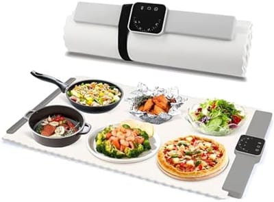 Elektrische Warmhoudlade - Voedsel Verwarmer - Buffetten Organiseren - Instelbare Temperatuur - 66 x 39 cm - Zwart