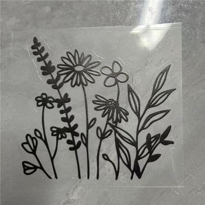 Autocollants Imperméables avec Designs pour Voiture, Convient pour les Fenêtres, Ordinateurs Portables, Bagages, Et Tuning de Voiture Décals Brillants Parfaits pour les Femmes noir