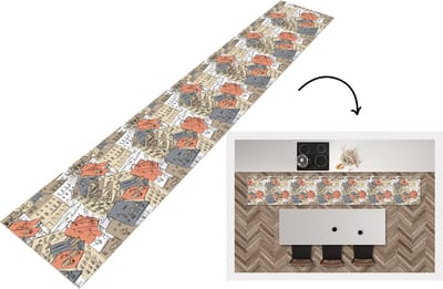 Keukenloper - Loper keuken - Gebouw - Patronen - Steden - 300x50 cm - Keukenloper vinyl