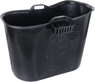 Mobiele Badkuip Voor Volwassenen en Kinderen - XL Zitbad van 200 Liter voor Kleine Badkamers en Onder de Douche