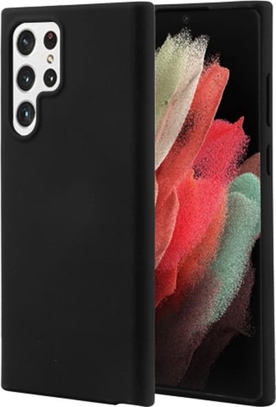 Hoesje Geschikt voor Samsung Galaxy S20 Ultra TPU back cover/hoesje kleur Zwart