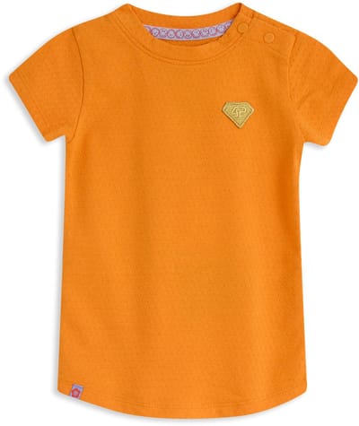 4PRESIDENT T-shirt meisjes - Turmeric - Maat 98 - Meiden shirt