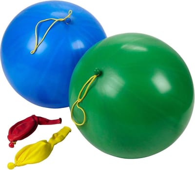 Punchballoons 18 stuks , Willekeurige kleuren