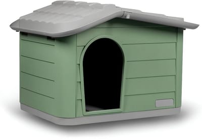 SP® Hondenhok - Hondenhok Buiten - Hondenhuis - Groen - 41cm x 60cm x 51cm