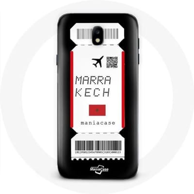 Samsung Galaxy J3 2017 hoesje Vliegticket Marrakech Marokko