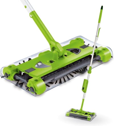 REN® Elektrische Dweil - Dweil- Limoengroen- 30cm x 15cm x 123cm