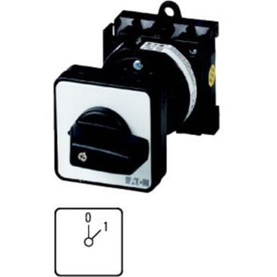 Eaton 048346 T0-1-15401/Z AAN/UIT-schakelaar Voor bodembevestiging Knevel 1 x 45 ° 1 stuk(s)