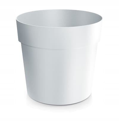 Prosperplast Grower Serie - Klassieke Kunststof Bloempot - Rond - Wit - 17,9 cm