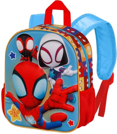 Karactermania Marvel Spiderman Three Small 3d-rugzak Blauw