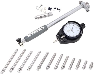 Dailygoods- Binnendiametermeter - Zeer Nauwkeurig Meetgereedschap - Aluminiumlegering - Meetbereik 50-160 mm - Nauwkeurigheid 0,01 mm - Eenvoudige Bediening - Meetklok