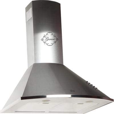 GURARI Wandafzuigkap GCH C 046 IS 6 N+Koolfilter, Afzuigkap 60 cm, roestvrij staal, krachtige afzuiging 1000m³/h