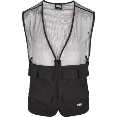 Urban Classics - Light Pocket Mouwloos jacket - 2XL - Zwart