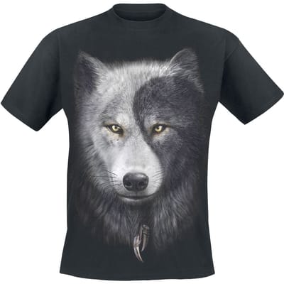 Spiral - Gothic T-shirt - Wolf Chi - S tot 4XL - voor Mannen - zwart