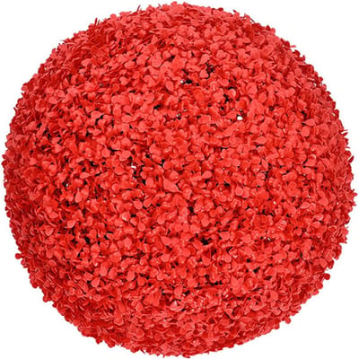 Kunstgras Bal - Buxus Bol - Decoratie Buiten - UV-beschermd PVC - 23cm Diameter - Groen