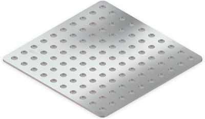 Afvoer Beschermer - Drain Cover - Voorkomt Verstopping - Roestvrij Staal 304 - 13x13 cm - Zilver