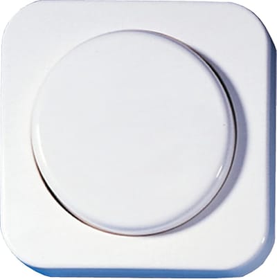 Afdekplaat voor dimmer en potentiometer, puur wit