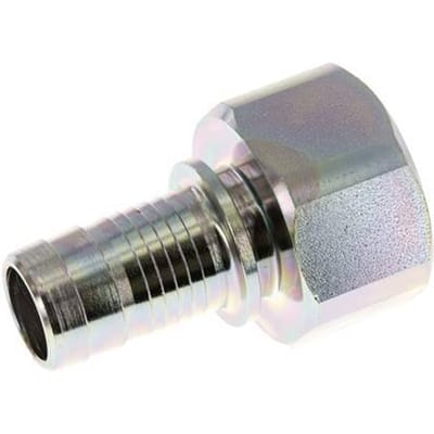 25 mm & G1-1/4'' Verzinkt Stalen Slangpilaar Binnendraad en Veiligheidskraag