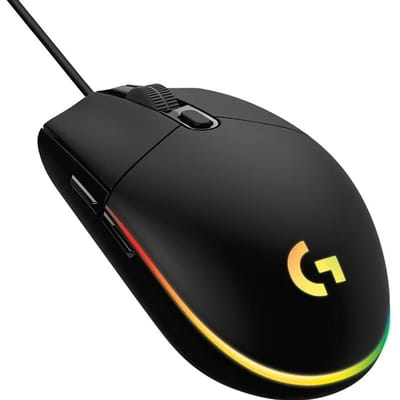 Logitech (G) G102 Gaming en Esports Muis Bekabeld Lichtgewicht Kleine Hand Muis RGB Lichteffect Sensor zwart