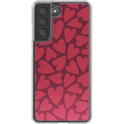 imoshion Hoesje - Geschikt voor Samsung Galaxy S21 FE - Design hoesje - Hearty Coral Dust