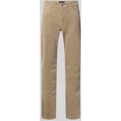 regular fit corduroy broek in 5-pocketmodel