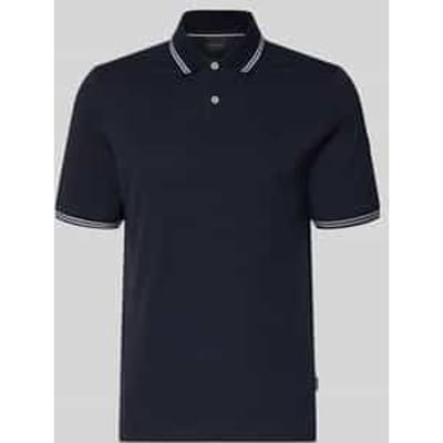 Bugatti Herren Polo Modern Fit van puur katoen