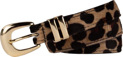 Legend Dames - Leren riem - Panter - 95cm