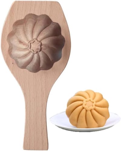 Baozi Mallen Set - Gestoomde broodjes - Thuis bakken - Meerdere maten - 6-8 cm - Houtkleur