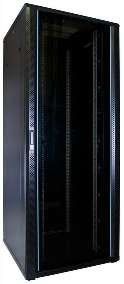 DSIT 47U serverkast met glazen deur 800x800x2200mm (BxDxH) - serverbehuizing - serverrack - 19 inch