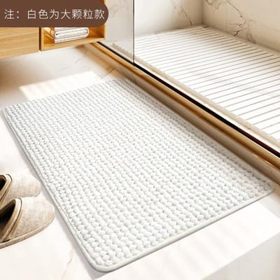 Toiletdeur Antislipmat Vuile Tapijt Toilet Toiletdeurmat Badkamervloermat Chenille Sterk Absorberend 40*60CM