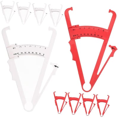 Vetmeter Clips - Lichaamsmeetinstrument - Fitness Metingen - Draagbaar Ontwerp - 10 Stuks - Diverse Kleuren