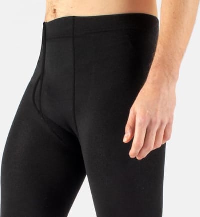 Cette Thermische Fleece Legging voor mannen - Zwart - 300Den.XXL - -fleece aan binnenzijde - warme werkkleding- wintersport