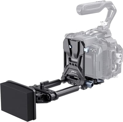 V-Lock Accuplaat met Snelle Bevestiging voor Arca, Borststeun en 15mm Stangen - Compacte Batterijhouder voor DSLR Camera's, Gimbals en Statief - 4063