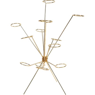 Corbeille à fruits éclatée Support de corbeille à fruits éclatée Présentoir rotatif à 360 degrés Pièce maîtresse créative pour comptoir de cuisine de maison or