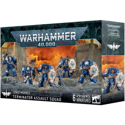 Bordspellen Games Workshop Warhammer 40k - Space Marines Escouade d'Assaut de Terminators